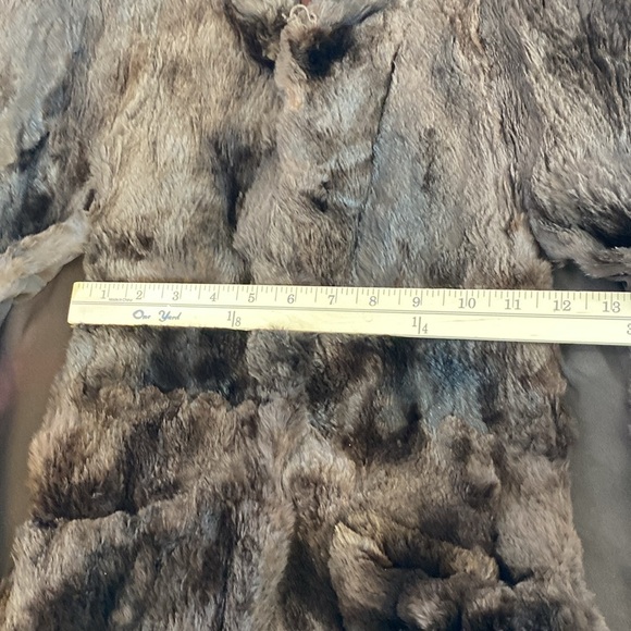 Davidson's Indiana Vintage Real Fur Poncho Coat Jacket Womens Size OS Brown Soft - Picture 11 of 13